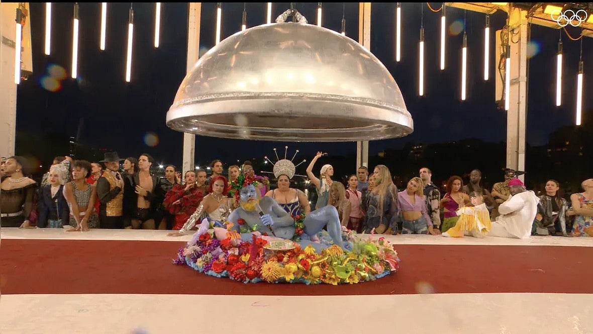 The Last Supper parody - X/@Olympics