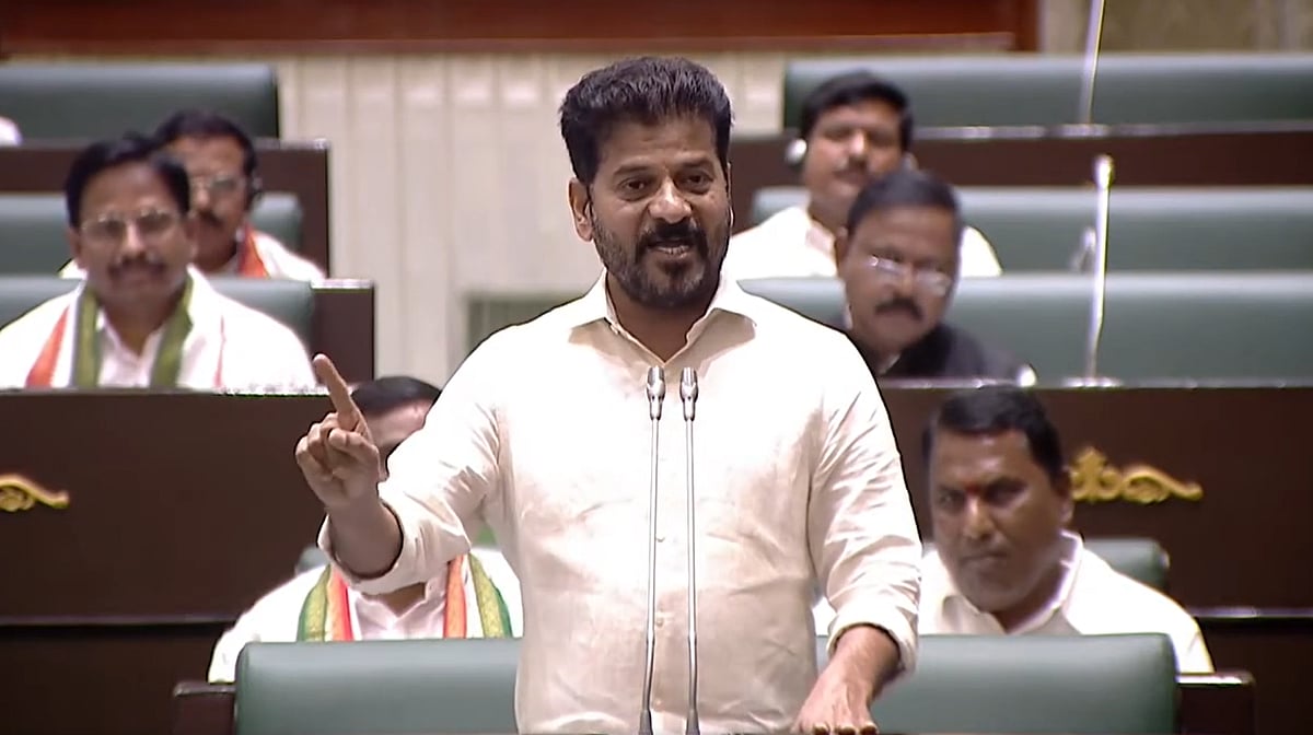 Telangana CM Revanth Reddy in the state Assembly | 