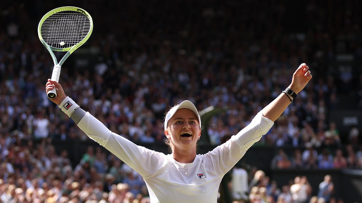 Barbora Krejcikova has won Wimbledon for the first time