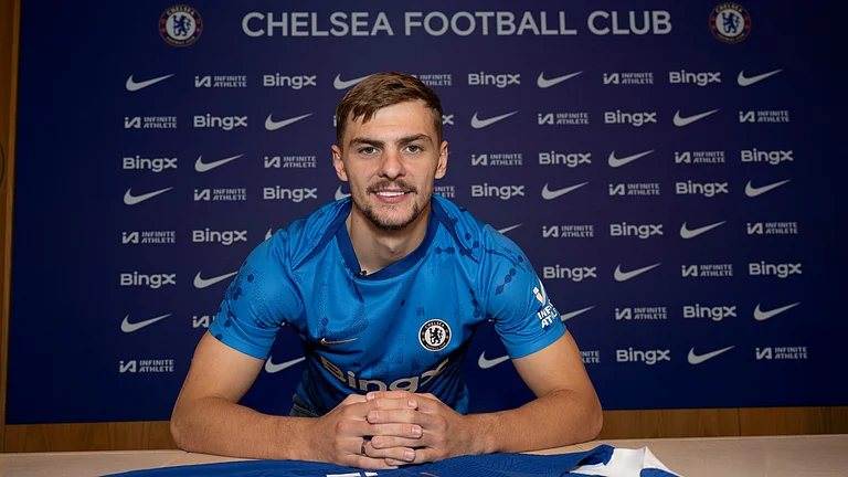 New Chelsea signing, Kiernan Dewsbury-Hall. - null