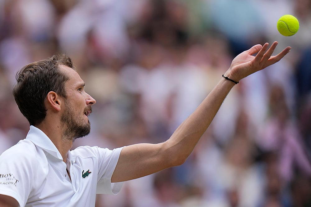 2024 Wimbledon tennis Semi-Final Carlos Alcaraz vs Daniil Medvedev photo gallery_6