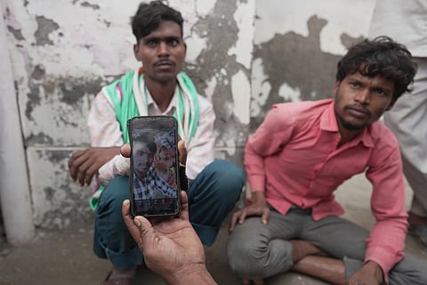 Lala Ram lost his 22-year-old wife Kamlesh and six months old daughter in the Hathras stampede