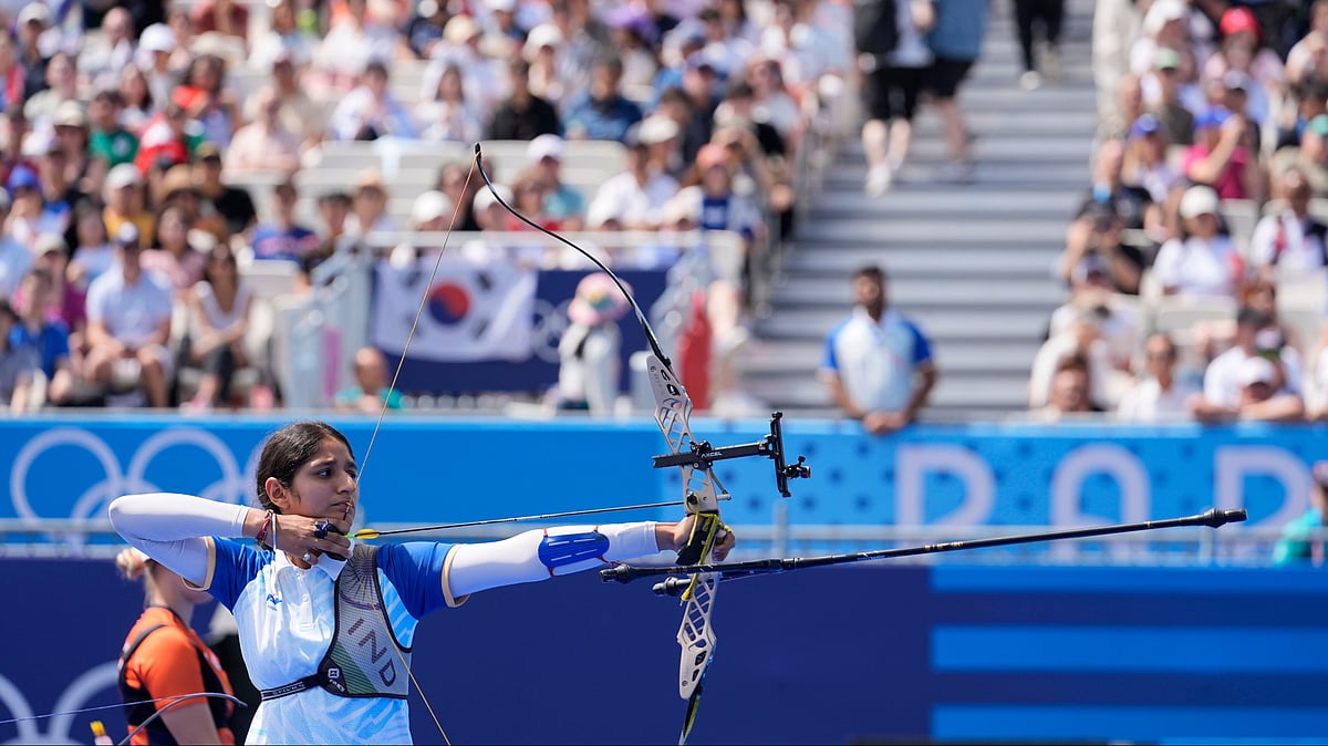 bhajan kaur India archery at paris olympics AP Photo