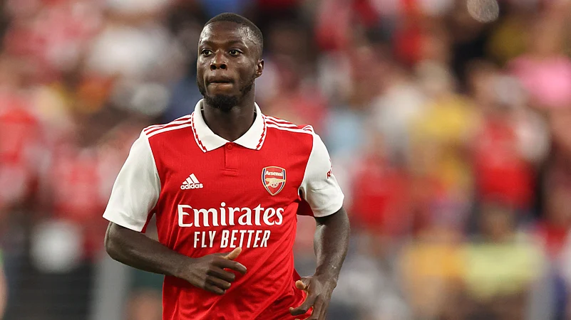 Pepe in Arsenal colours