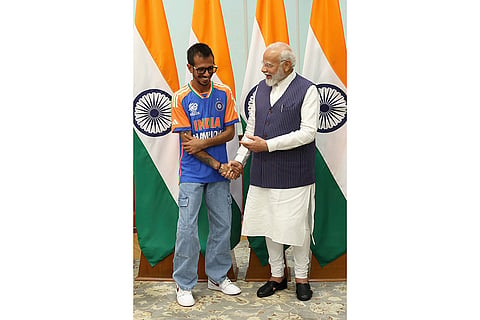 Indian Cricket team meets PM