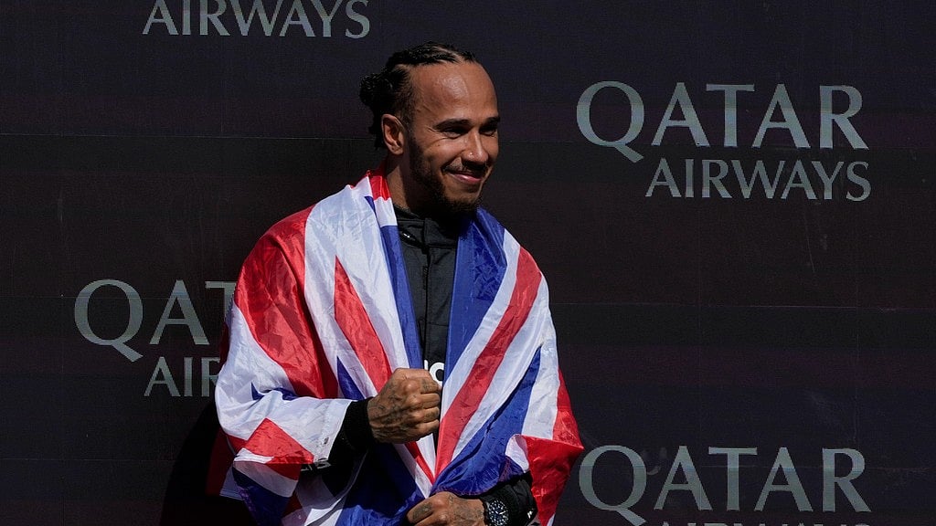 Lewis Hamilton wins British Grand Prix, AP photo