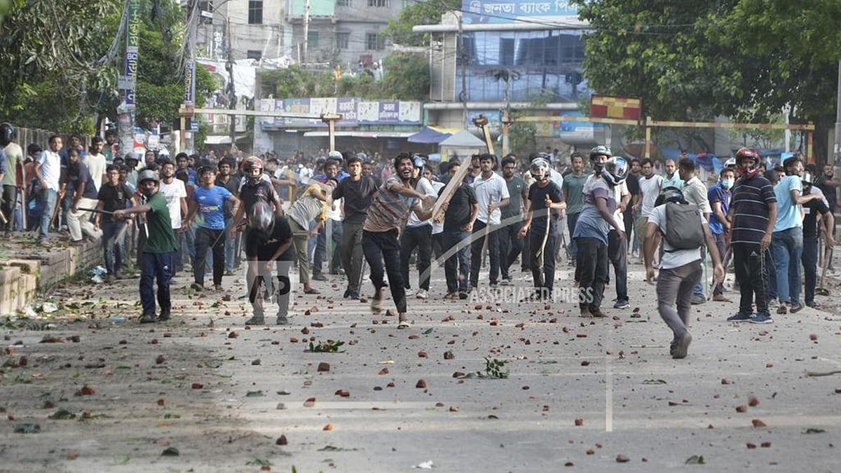 JeI reportedly used students as "sheild" during the protests |  - AP