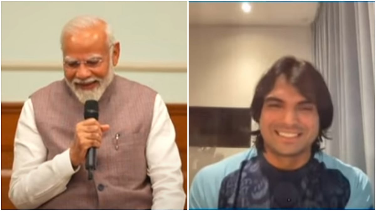 Narendra Modi, Neeraj Chopra, Paris Olympics
