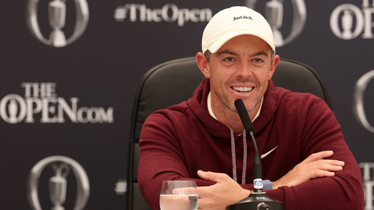 Rory McIlroy is completely calm heading into the 152nd Open at Royal Troon.