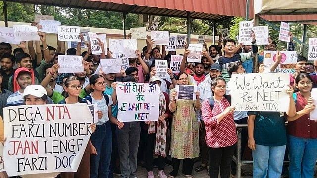 PTI : Students protesting against NEET-UG irregularities | 