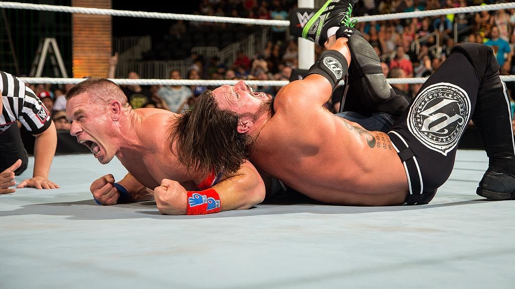 WWE : John Cena and AJ Styles.