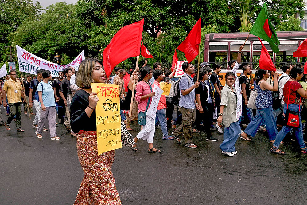 2024 Bangladesh quota reform movement:  Student unions, human rights orgs protest in Kolkata