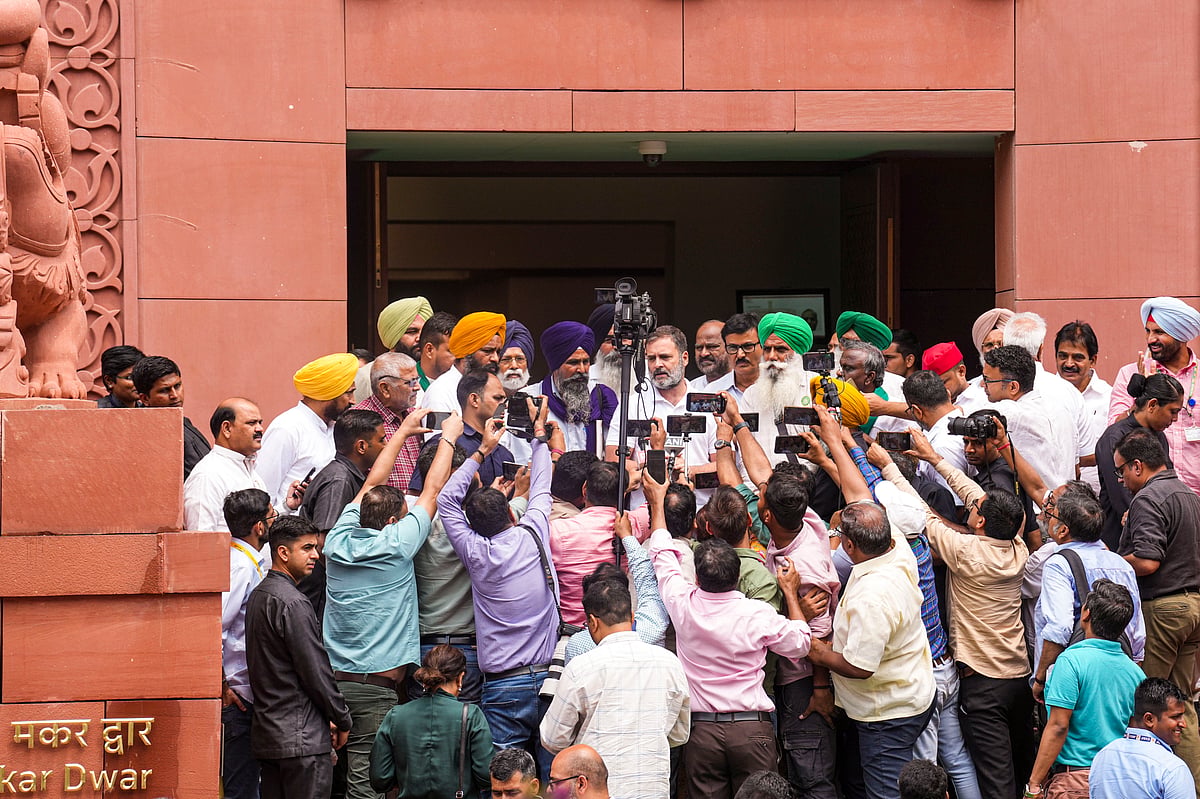 rahul gandhi meeting with farmer leaders