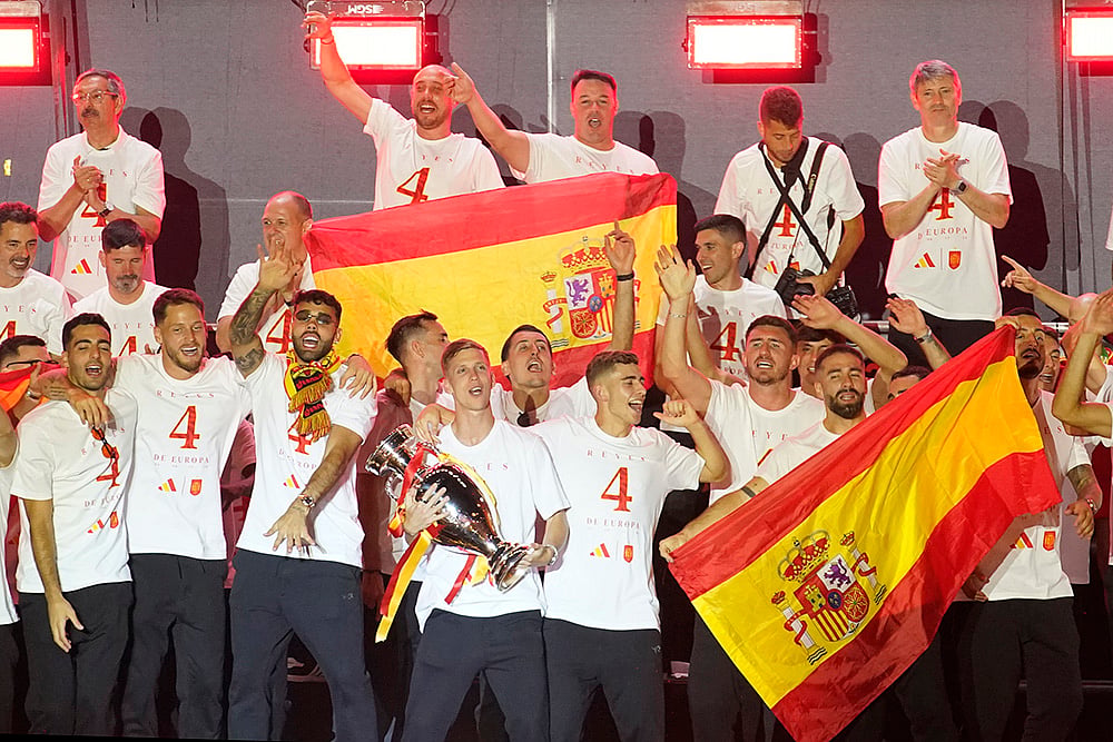 Euro 2024 winners Spain team Celebrate Victory With Fans photo gallery_6