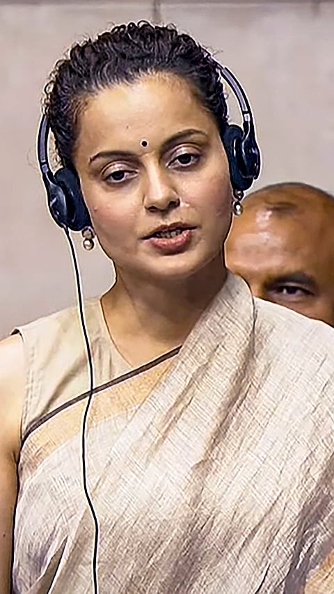 Kangana Ranaut during her speech in Lok Sabha | 