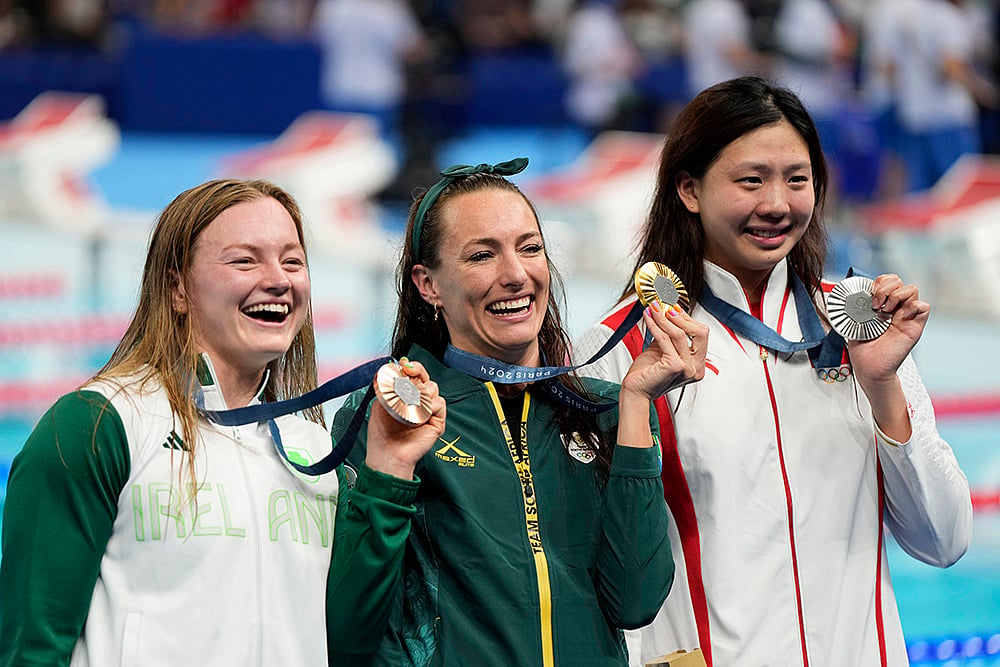 Paris Olympics Shooting_Swimming_womens 100-meter breaststroke final