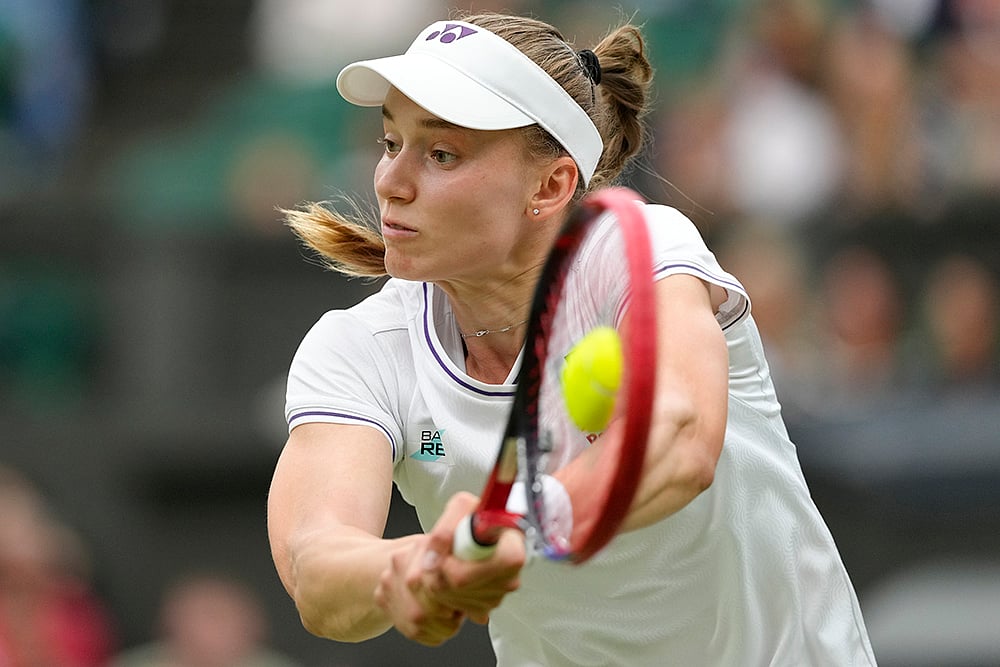 2024 Wimbledon Tennis Elena Rybakina vs Anna Kalinskaya photo_4