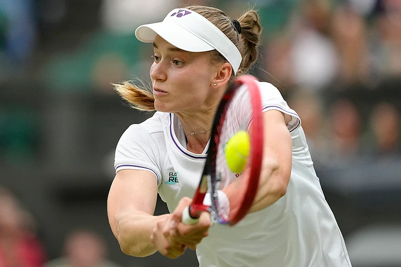 2024 Wimbledon Tennis Elena Rybakina vs Anna Kalinskaya photo_4