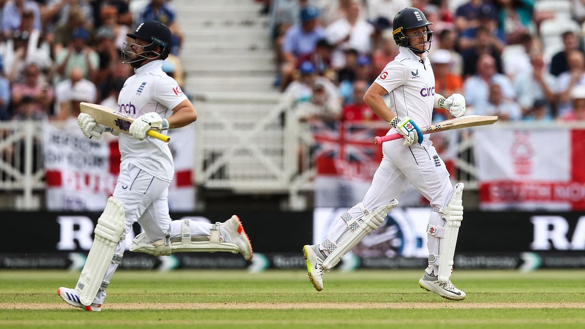 Duckett and Pope produced another impressive stand for England