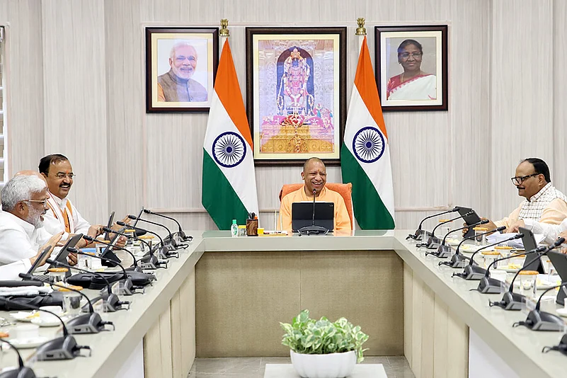 Uttar Pradesh CM Yogi Adityanath holds cabinet meeting
