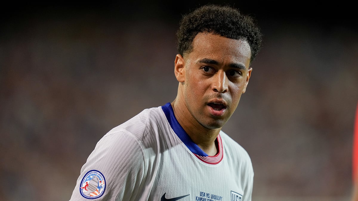 Tyler Adams in action at the Copa America