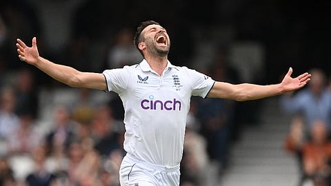 Mark Wood in action