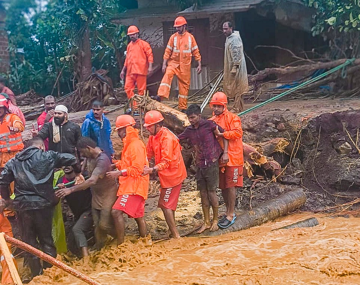 PTI : Kerala Landslide