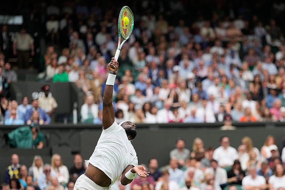 2024 Wimbledon Tennis Carlos Alcaraz vs Francis Tiafoe Photo gallery_5