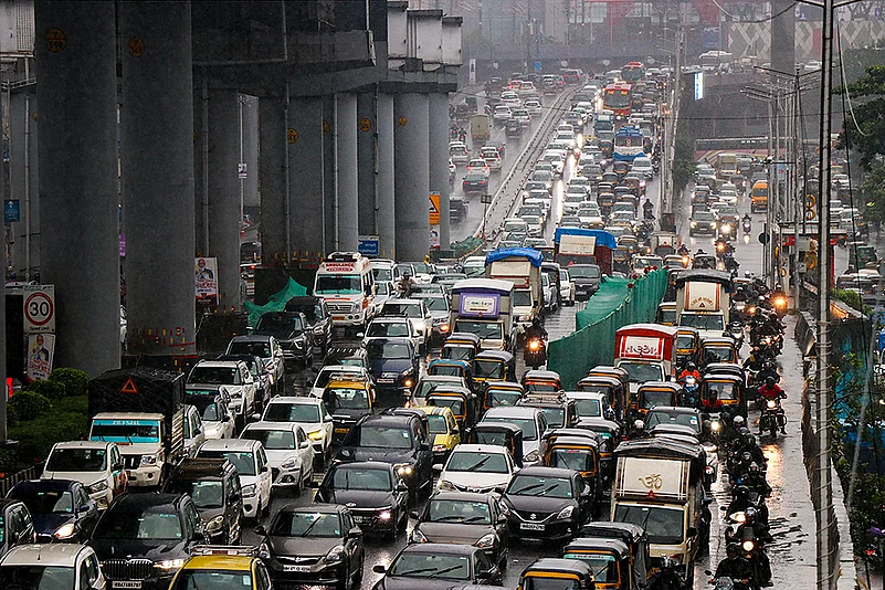 Rainfall in Mumbai