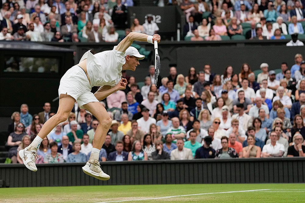 2024 Wimbledon Tennis Daniil Medvedev vs Jannik Sinner photo gallery_8
