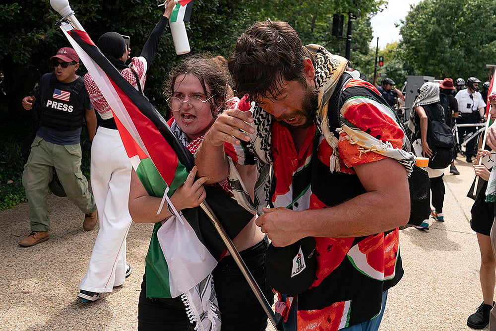 Protest against Israeli Prime Minister Benjamin Netanyahu in Washington_7