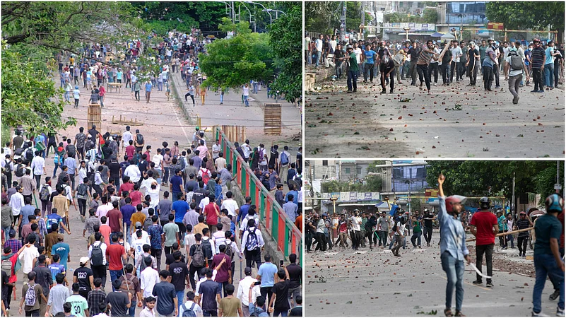 Bangladesh Students Protest Against War Heroes Quota in Govt Jobs