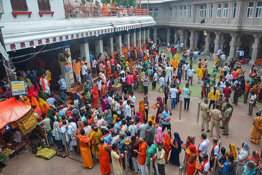 Guru Purnima at Vindhyavasini Temple in Mirzapur