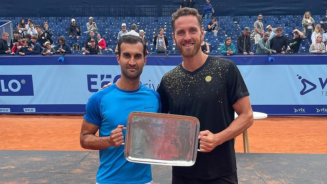 Instagram/@yuki_bhambri : India's Yuki Bhambri and his French partner Albano Olivett.