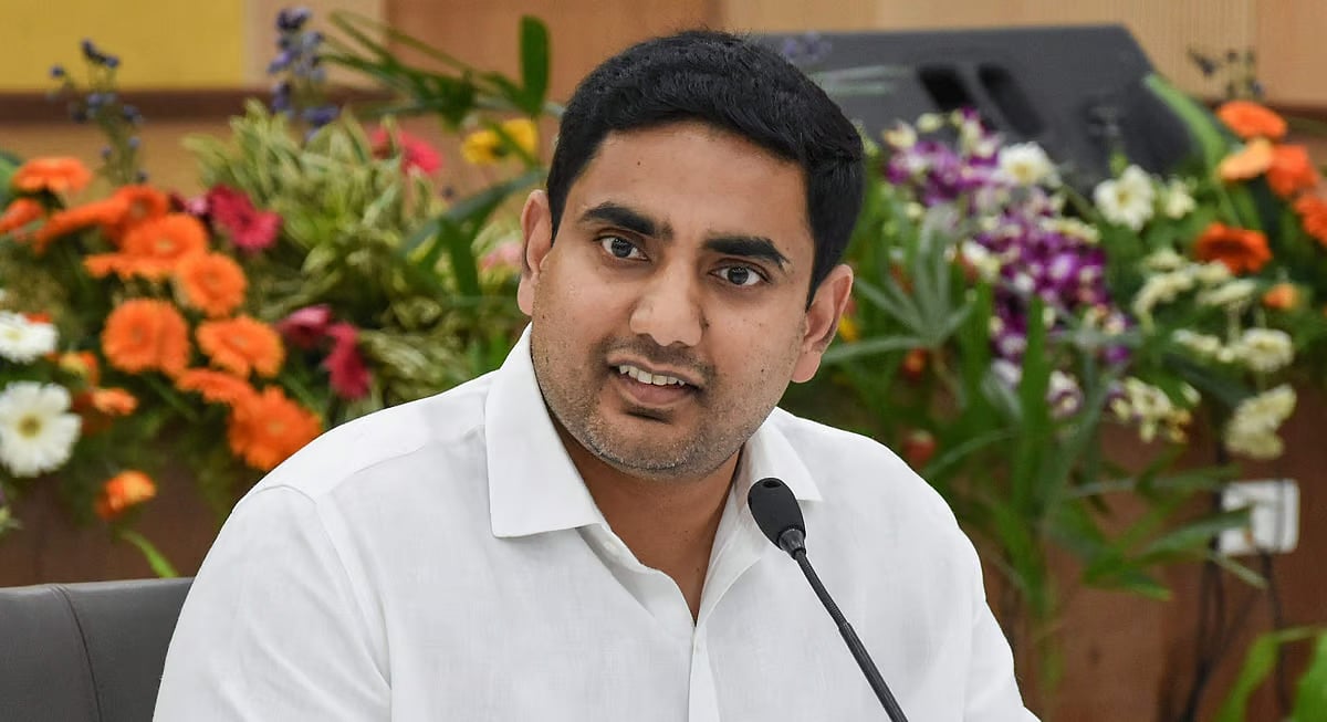 PTI : Telugu Desam Party (TDP) leader Nara Lokesh |