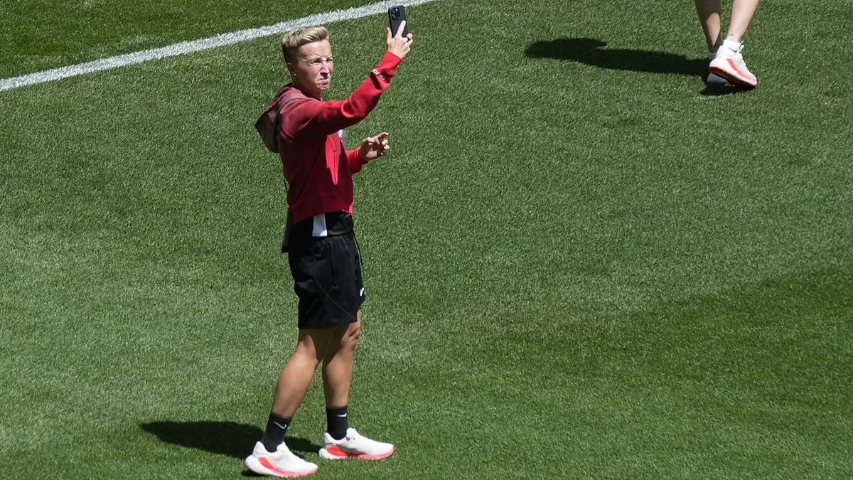 AP : Canada women’s football team coach Bev Priestman.