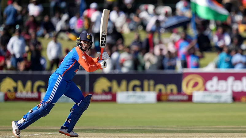 Abhishek Sharma India Vs Zimbabwe T20I AP Photo