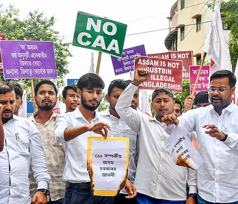 All Assam Students' Union protest in Assam