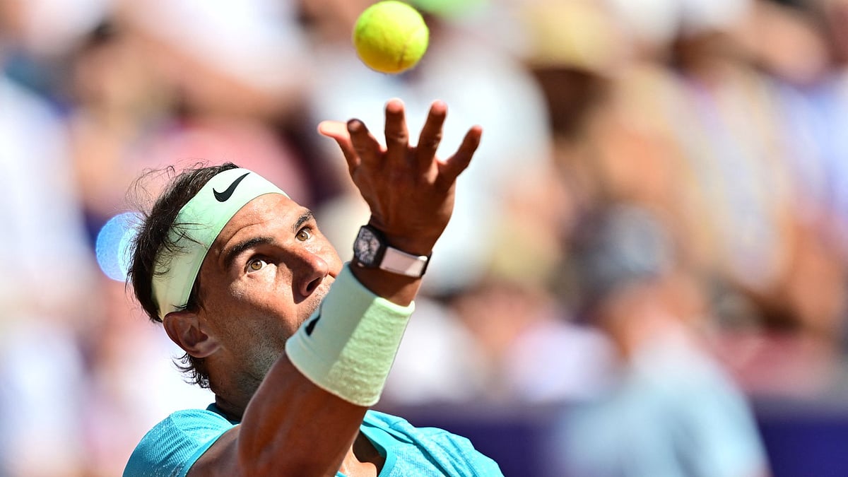Rafael Nadal reached the final in Bastad.