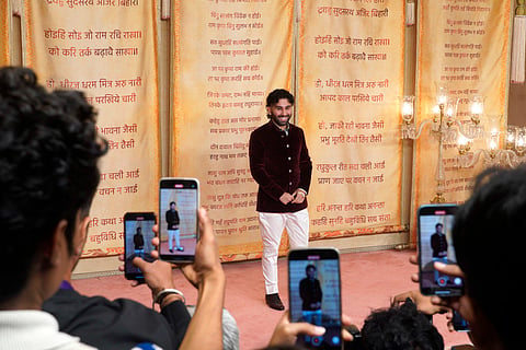 Orhan Awatramani (Orry) at the Ambani wedding