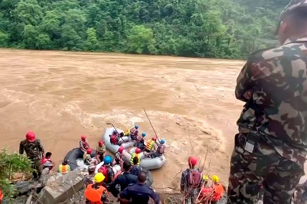 Landslide in Nepal