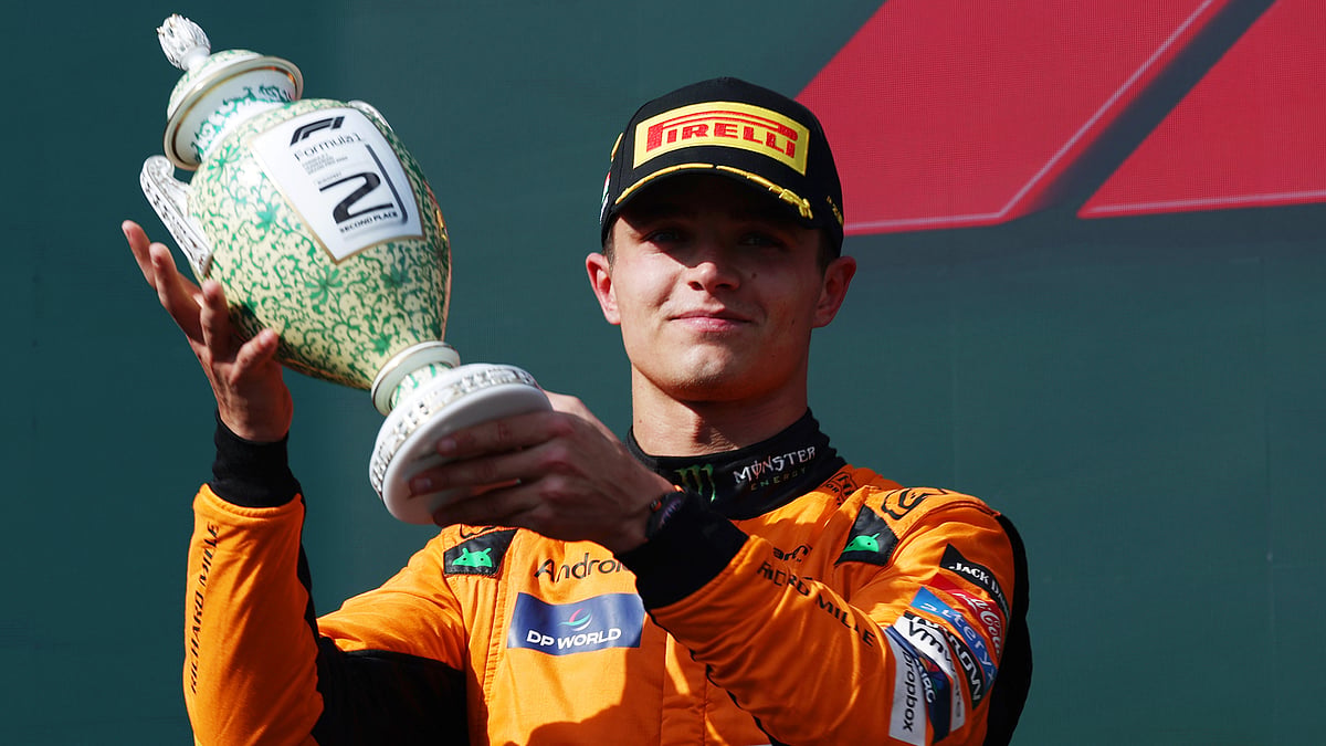 Lando Norris was second at the Hungarian Grand Prix