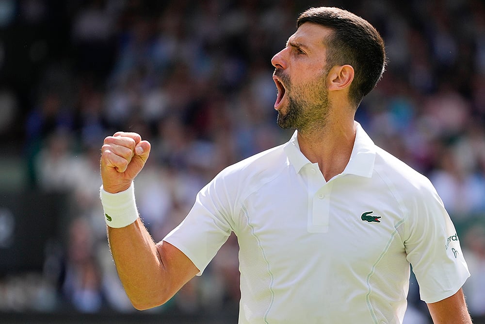 2024 Wimbledon Tennis Novak Djokovic vs Jacob Fearnley photo gallery_2