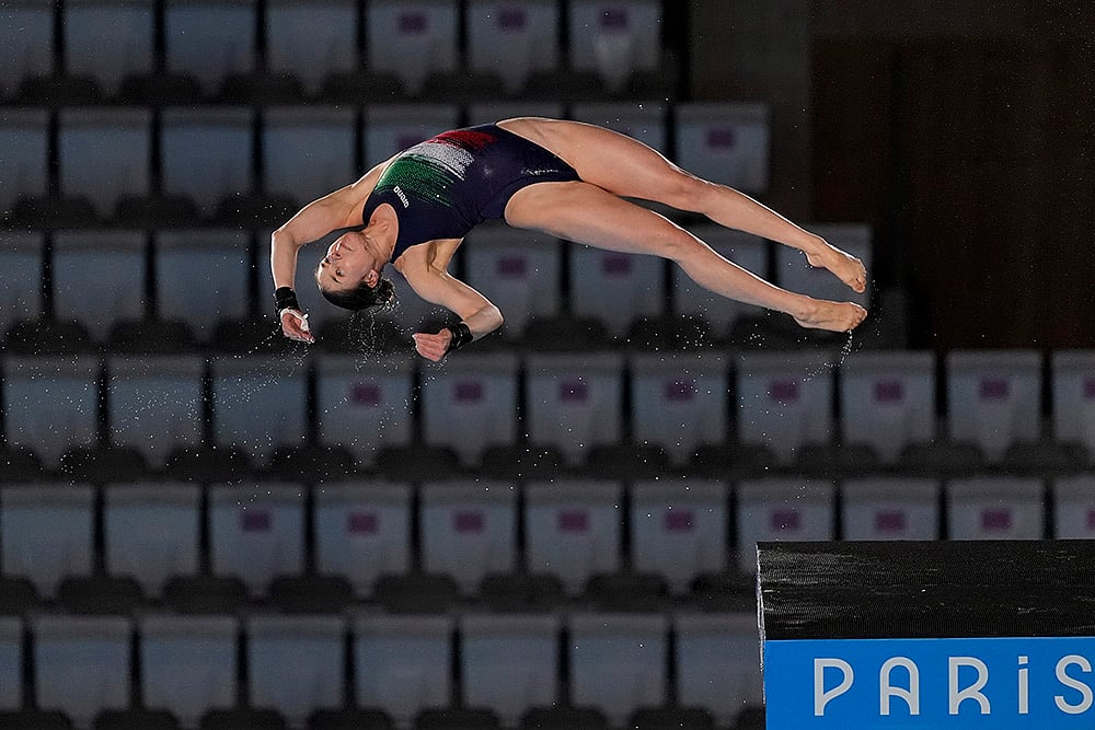 2024 Paris Summer Olympics_Sarah Jodoin di Maria during Diving Training session_2