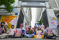 The Public Examinations Act: A Comprehensive Solution Or A Band-Aid? - PTI : Students' Federation of India (SFI) activists stage a protest over the alleged irregularities in NEET-UG exams 2024, outside Calcutta University, in Kolkata, Thursday, July 4, 2024.