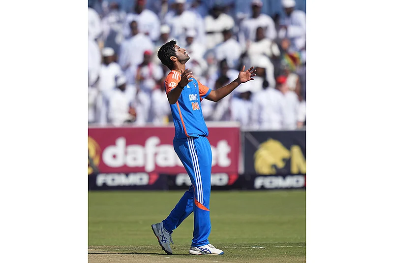 Washington Sundar during Zimbabwe vs India 4th T20I Cricket photo gallery_6