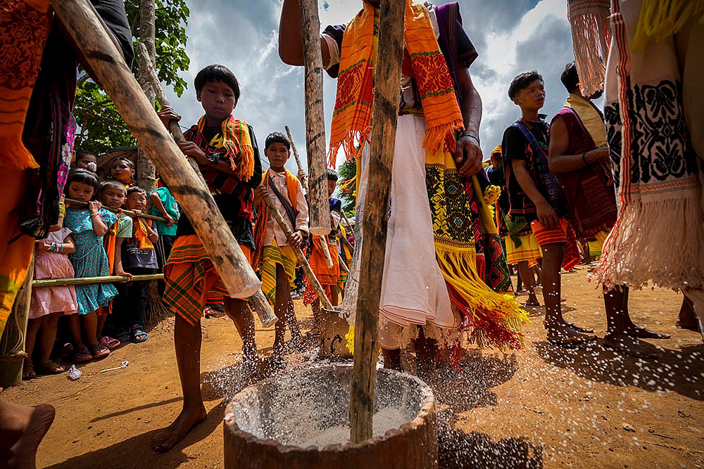 India Tiwa tribals Wanchuwa festival at Assam Karbi Anglong_4