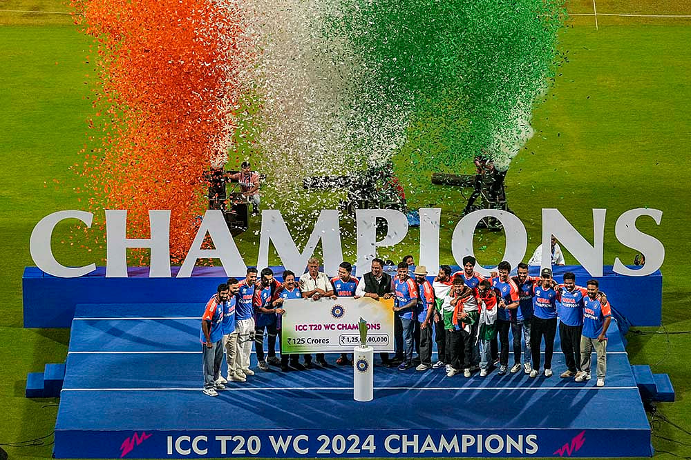 India cricket team felicitation in Wankhede Stadium photo gallery_3