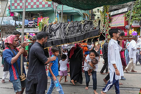 Muharram procession in Kolkata