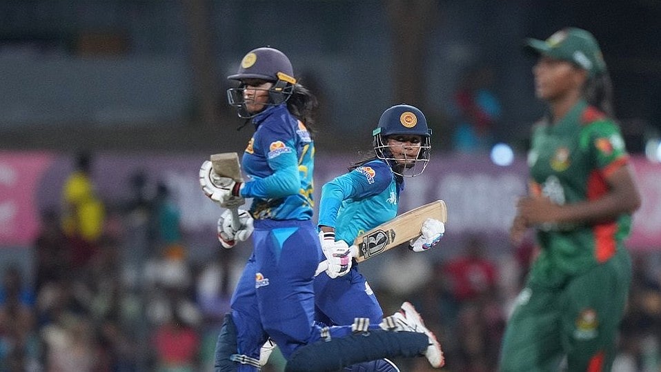 Photo: X/ @CricinfoHindi : Sri Lanka women won their first match of the Women's T20 Asia Cup 2024 against Bangladesh on Saturday.